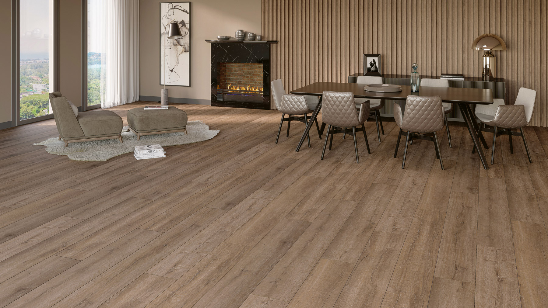 Harmony of Carpet and Laminate Flooring