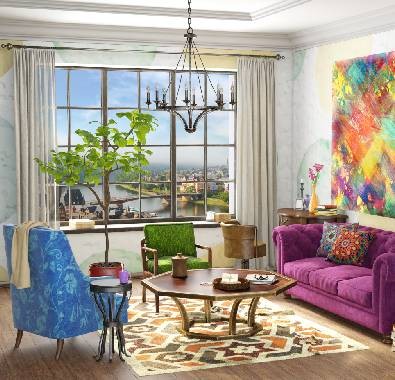 Libertatea spațiilor de locuit: Stil de decorare eclectic